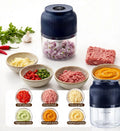 12 in 1 Wireless Electric Chopper - 300ml 4 Blade & 400ml 6 Blade